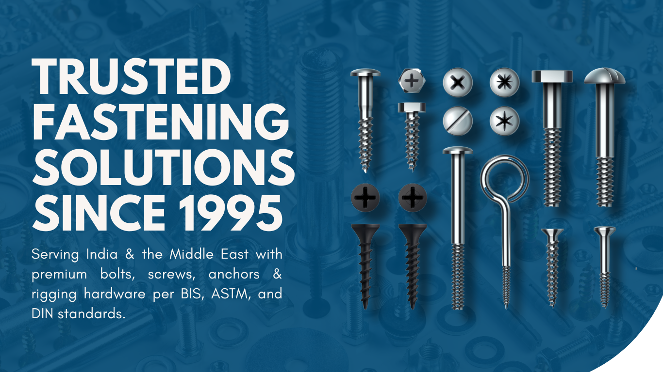 Trusted Fastening Solutions Since 1995